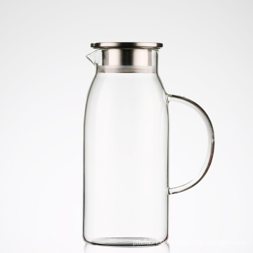 Hot Glass Water Pitcher Tea/Coffee Cafe Beverage Pitcher